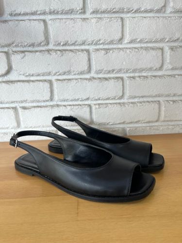 Fitbas 111017 014 Kadın Siyah Büyük Numara Sandalet