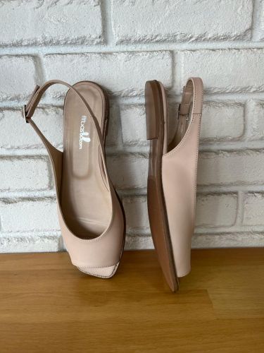 Fitbas - Fitbas 111017 319 Kadın Ten Büyük Numara Sandalet (1)