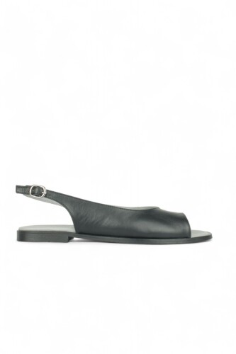 Fitbas 111019 014 Kadın Siyah Büyük & Küçük Numara Sandalet - Fitbas