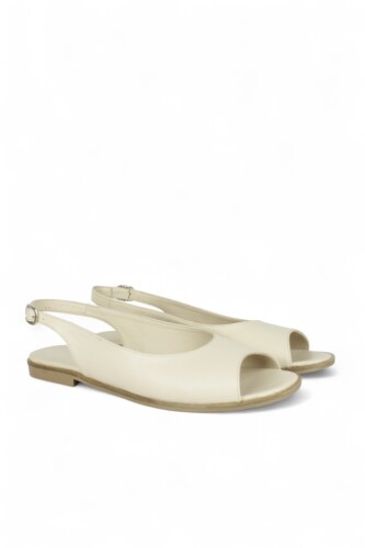 Fitbas 111019 319 Kadın Ten Büyük & Küçük Numara Sandalet - Fitbas (1)