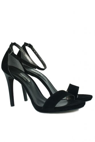 Fitbas - Fitbas 111033 008 Kadın Siyah Süet Büyük & Küçük Numara Ayakkabı (1)