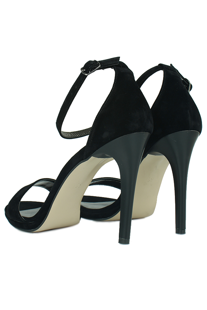 Fitbas 111033 008 Kadın Siyah Süet Büyük & Küçük Numara Ayakkabı