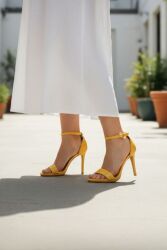 Fitbas 111033 166 Kadın Sarı Büyük & Küçük Numara Ayakkabı 