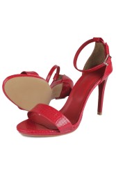 Fitbas 111033 526 Kadın Kırmızı Büyük & Küçük Numara Ayakkabı - Thumbnail