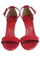 Fitbas 111033 526 Kadın Kırmızı Büyük & Küçük Numara Ayakkabı - Thumbnail
