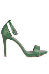 Fitbas 111033 676 Kadın Yeşil Büyük & Küçük Numara Ayakkabı - Thumbnail