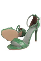 Fitbas 111033 676 Kadın Yeşil Büyük & Küçük Numara Ayakkabı - Thumbnail