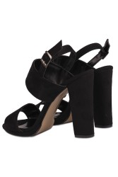 Fitbas 111035 008 Kadın Siyah Büyük & Küçük Numara Ayakkabı - Thumbnail