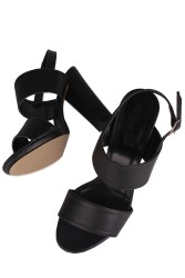 Fitbas 111035 014 Kadın Siyah Büyük & Küçük Numara Ayakkabı - Thumbnail
