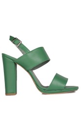 Fitbas 111035 677 Kadın Yeşil Büyük & Küçük Numara Ayakkabı - Thumbnail