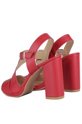 Fitbas 111036 524 Kadın Kırmızı Büyük & Küçük Numara Ayakkabı - Thumbnail