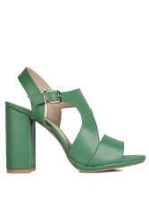 Fitbas 111036 677 Kadın Yeşil Büyük & Küçük Numara Ayakkabı - Thumbnail