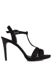 Fitbas 111037 008 Kadın Siyah Büyük & Küçük Numara Ayakkabı - Thumbnail
