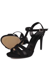 Fitbas 111037 008 Kadın Siyah Büyük & Küçük Numara Ayakkabı - Thumbnail