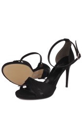 Fitbas 111038 008 Kadın Siyah Süet Büyük & Küçük Numara Ayakkabı - Thumbnail