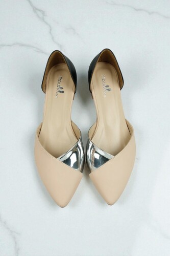 Fitbas 111041 326 Kadın Ten Büyük & Küçük Numara Babet - Fitbas