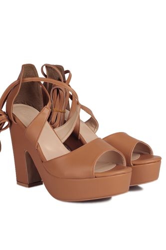 Fitbas 111090 162 Kadın Taba Büyük & Küçük Numara Platform Ayakkabı - Fitbas (1)