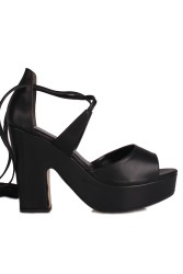 Fitbas 111090 014 Kadın Siyah Büyük & Küçük Numara Platform Ayakkabı 