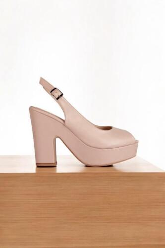 Fitbas 111097 319 Kadın Ten Büyük & Küçük Numara Platform Ayakkabı - Fitbas