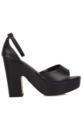 Fitbas 111098 014 Kadın Siyah Büyük & Küçük Numara Platform Ayakkabı - 1