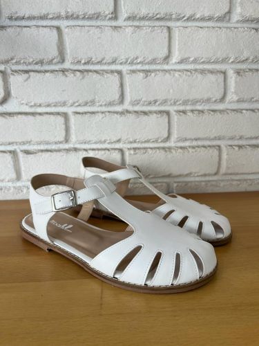 Fitbas 111118 468 Kadın Beyaz Büyük Numara Sandalet
