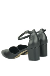 Fitbas 111135 014 Kadın Siyah Büyük & Küçük Numara Ayakkabı - Thumbnail