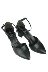 Fitbas 111135 014 Kadın Siyah Büyük & Küçük Numara Ayakkabı - Thumbnail