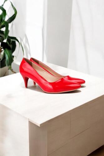 Fitbas 111203 559 Kırmızı Rugan Günlük Büyük & Küçük Numara Ayakkabı - Fitbas