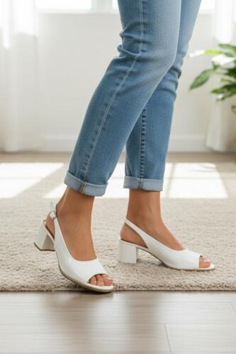 Fitbas 111279 468 Kadın Beyaz Büyük & Küçük Numara Ayakkabı - Fitbas