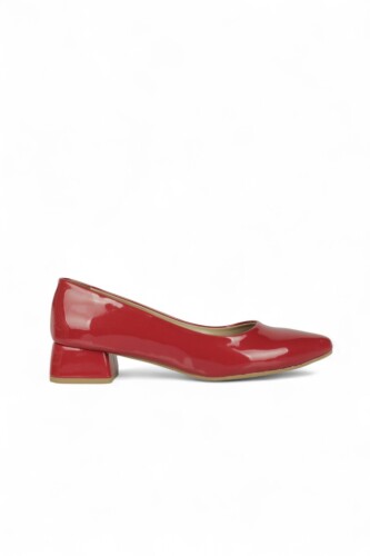 Fitbas 111330 520 Kadın Kırmızı Rugan Büyük & Küçük Numara Ayakkabı - Fitbas (1)