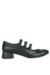 Fitbas 111350 014 Kadın Siyah Büyük & Küçük Numara Ayakkabı - Thumbnail
