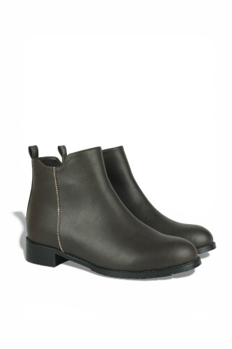 Fitbas 111404 232 Kadın Kahve Büyük & Küçük Numara Bot - Fitbas (1)