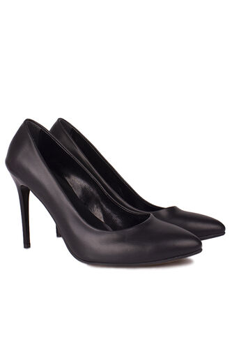 Fitbas - Fitbas 111500 014 Kadın Siyah Büyük & Küçük Numara Stiletto (1)
