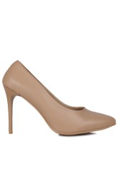 Fitbas 111500 165 Kadın Nude Büyük & Küçük Numara Stiletto - Thumbnail