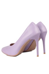 Fitbas 111500 832 Kadın Lila Büyük & Küçük Numara Stiletto - Thumbnail