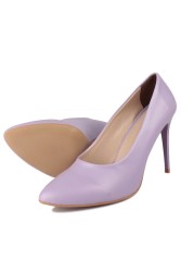 Fitbas 111500 832 Kadın Lila Büyük & Küçük Numara Stiletto - Thumbnail
