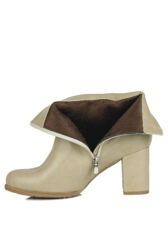 Fitbas 111776 319 Kadın Bej Büyük & Küçük Numara Bot - Fitbas (1)