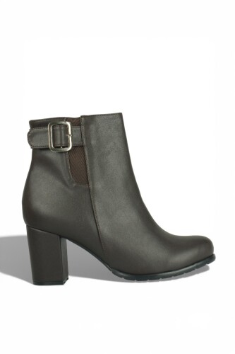 Fitbas 111779 232 Kadın Kahve Büyük & Küçük Numara Bot - Fitbas