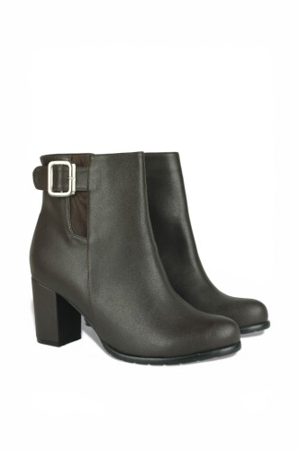 Fitbas 111779 232 Kadın Kahve Büyük & Küçük Numara Bot - Fitbas (1)