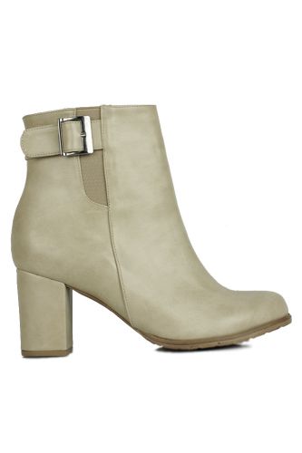 Fitbas 111779 319 Kadın Bej Büyük & Küçük Numara Bot - Fitbas