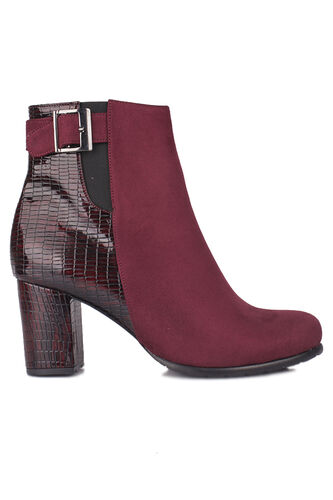 Fitbas 111779 625 Kadın Bordo Büyük & Küçük Numara Bot - Fitbas