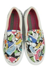 Fitbas 111960 982 Kadın Converse Desenli Büyük Numara Ayakkabı - 3