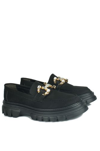 Fitbas 111975 008 Kadın Siyah Süet Büyük & Küçük Numara Ayakkabı - Fitbas (1)