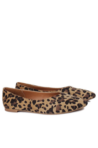 Fitbas 112001 999 Kadın Leopar Büyük & Küçük Numara Babet - Fitbas (1)