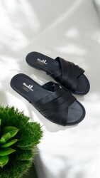 Fitbas 112110 018 Kadın Siyah Büyük Numara Sandalet - 4