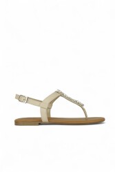 Fitbas 112116 324 Kadın Ten Büyük Numara Sandalet 