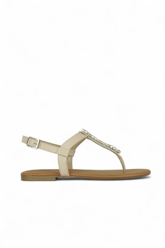 Fitbas 112116 324 Kadın Ten Büyük Numara Sandalet - Fitbas