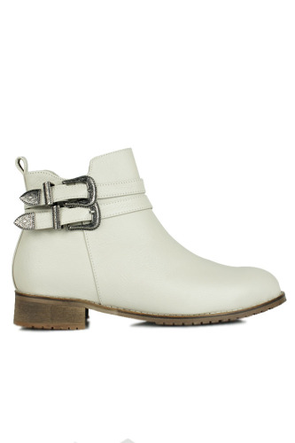 Fitbas 112403 314 Kadın Ten Mat Büyük & Küçük Numara Bot - Fitbas