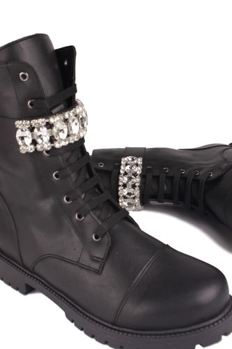 Fitbas 112542 035 Kadın Siyah Büyük & Küçük Numara Bot - Fitbas (1)