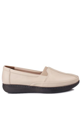 Fitbas 155025 324 Kadın Krem Günlük Büyük Numara Ayakkabı_ - Fitbas